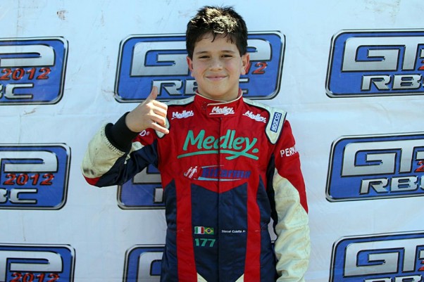 Foto: Flávio Quick - Marcel Della Coletta coneguiu se classificar para o GP na classe Júnior Menor.