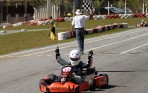 Foto: Flávio Quick – Gustavo Zwetkoff venceu as duas corridas do dia na Júnior Menor.